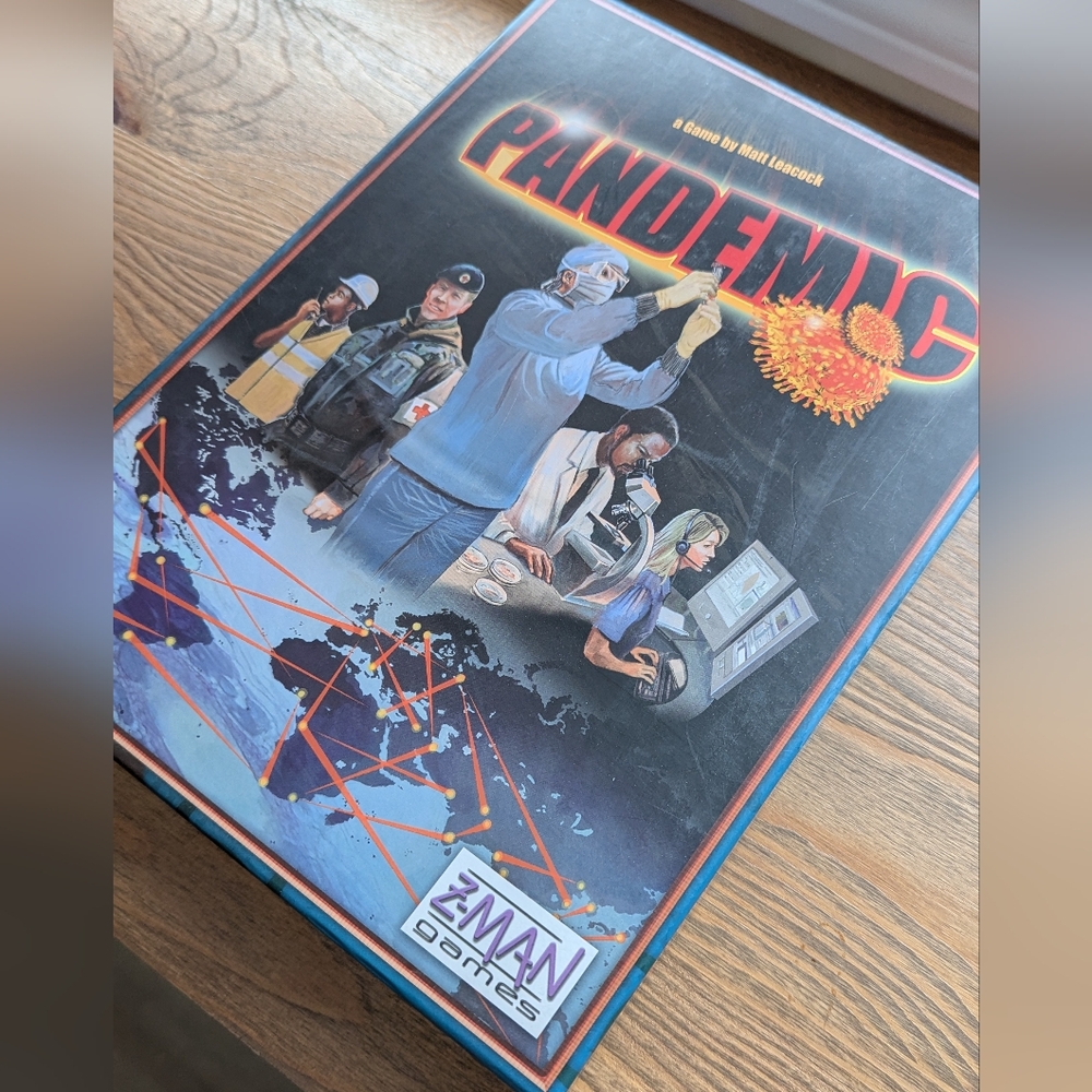 Pandemic Board Game by - Black and Blue